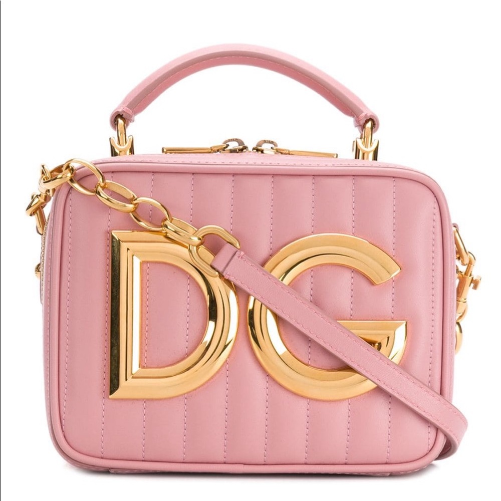 DOLCE&GABBANA pink nappa leather DGgirl